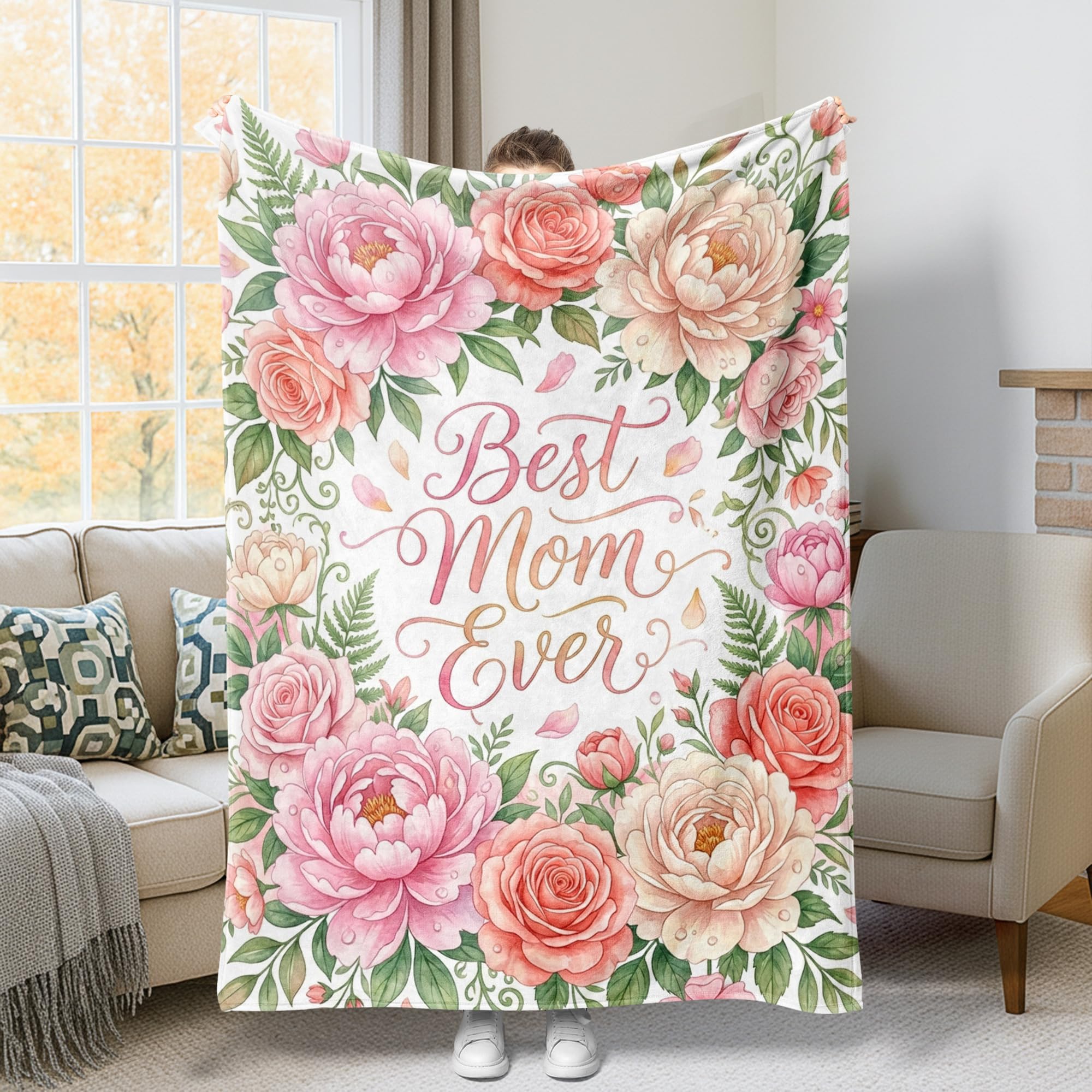 Jeté de lit en fourrure pivoine : le cadeau romantique parfait pour la fête des mères