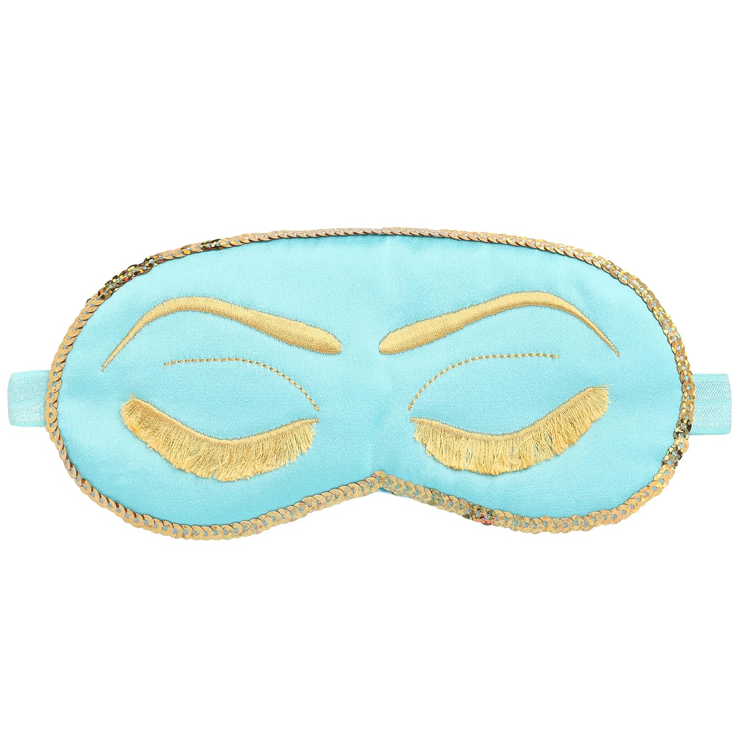 BABEYOND Sleeping Eye Mask for Women Cute Beauty Eye Cover Mask Sleep Mask Blue