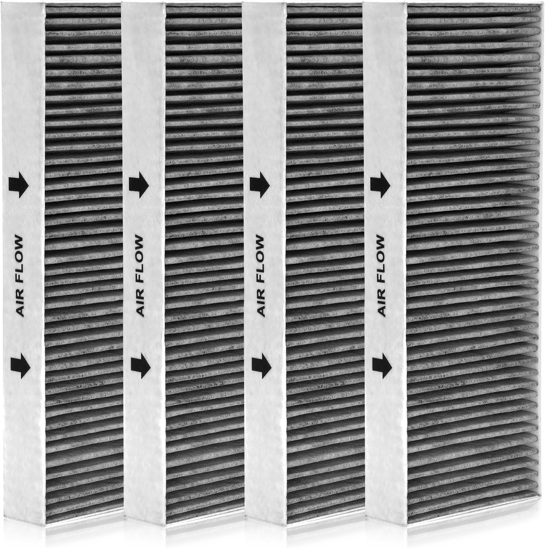 4 Activated Carbon Filters for Bora Basic BAKFS and BHU BIU BFIU Convection Hob Extractor Filter Cooker Hood Set of 2