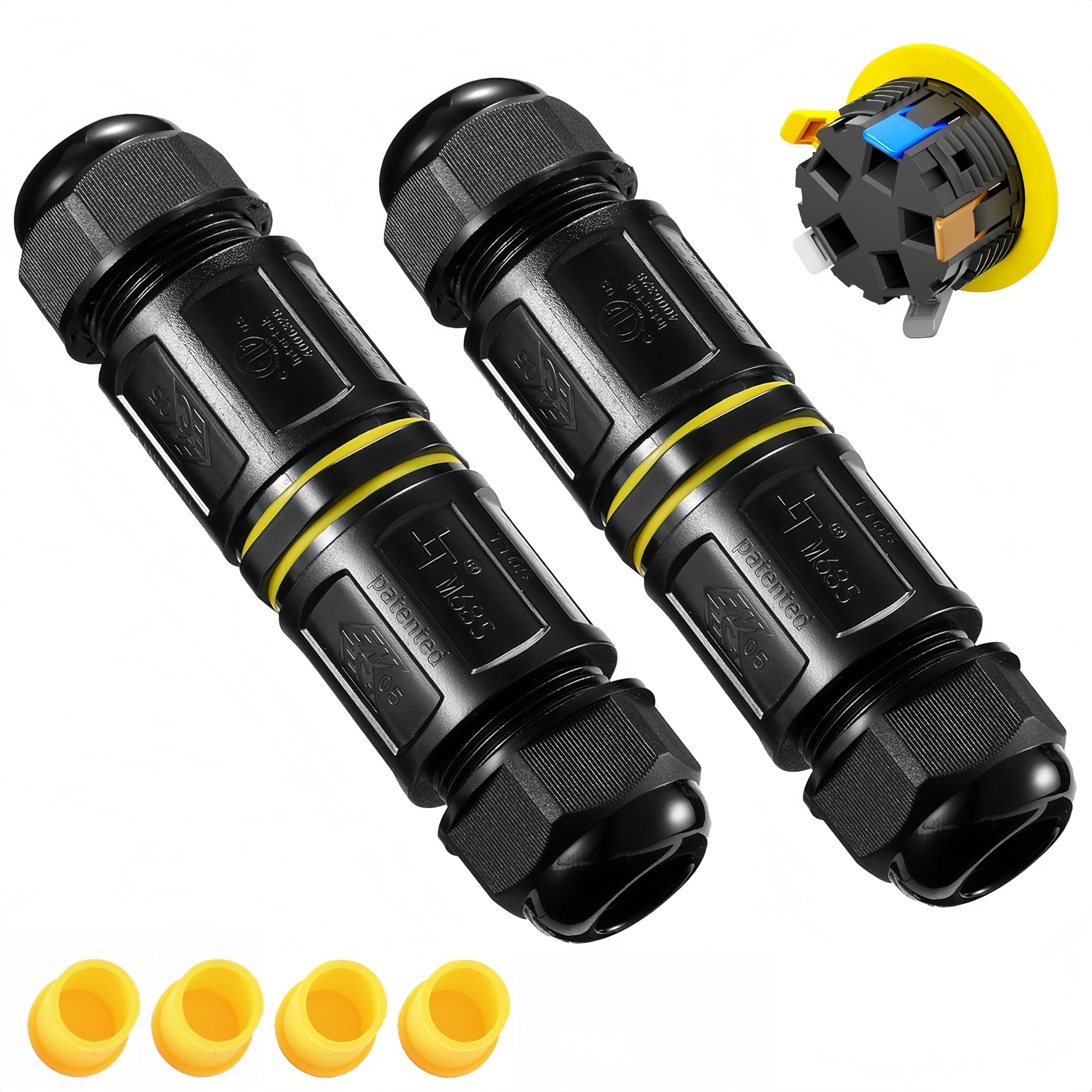 Waterproof Electrical Cable Connectors - Tynoscco -1 Waterproof Electrical Cable Connectors - Tynoscco -1