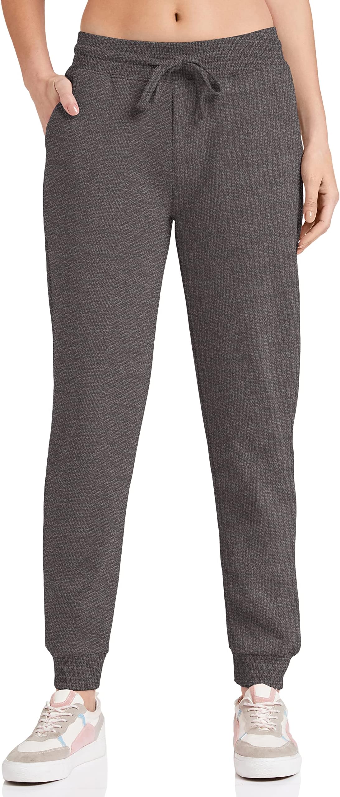 Amazon Brand - Symbol Women's Ankle Length Regular Fit Heavy Weight Winter Jogger Track Pants (Fleece | Available in Plus Size)