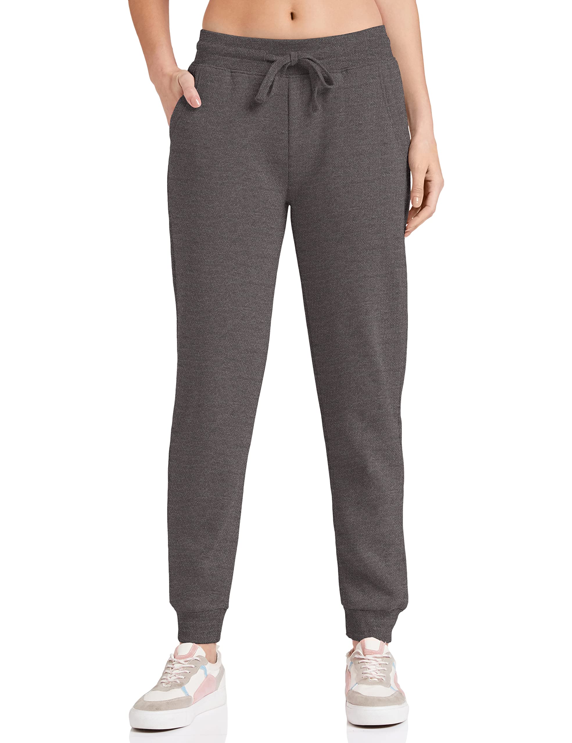 Amazon Brand - Symbol Women's Ankle Length Regular Fit Heavy Weight Winter Jogger Track Pants (Fleece | Available in Plus Size)