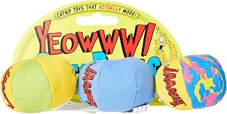 Yeowww! My Cats Balls - 3 Pack Organic Catnip Balls for Cats, 2" Diameter, USA Made
