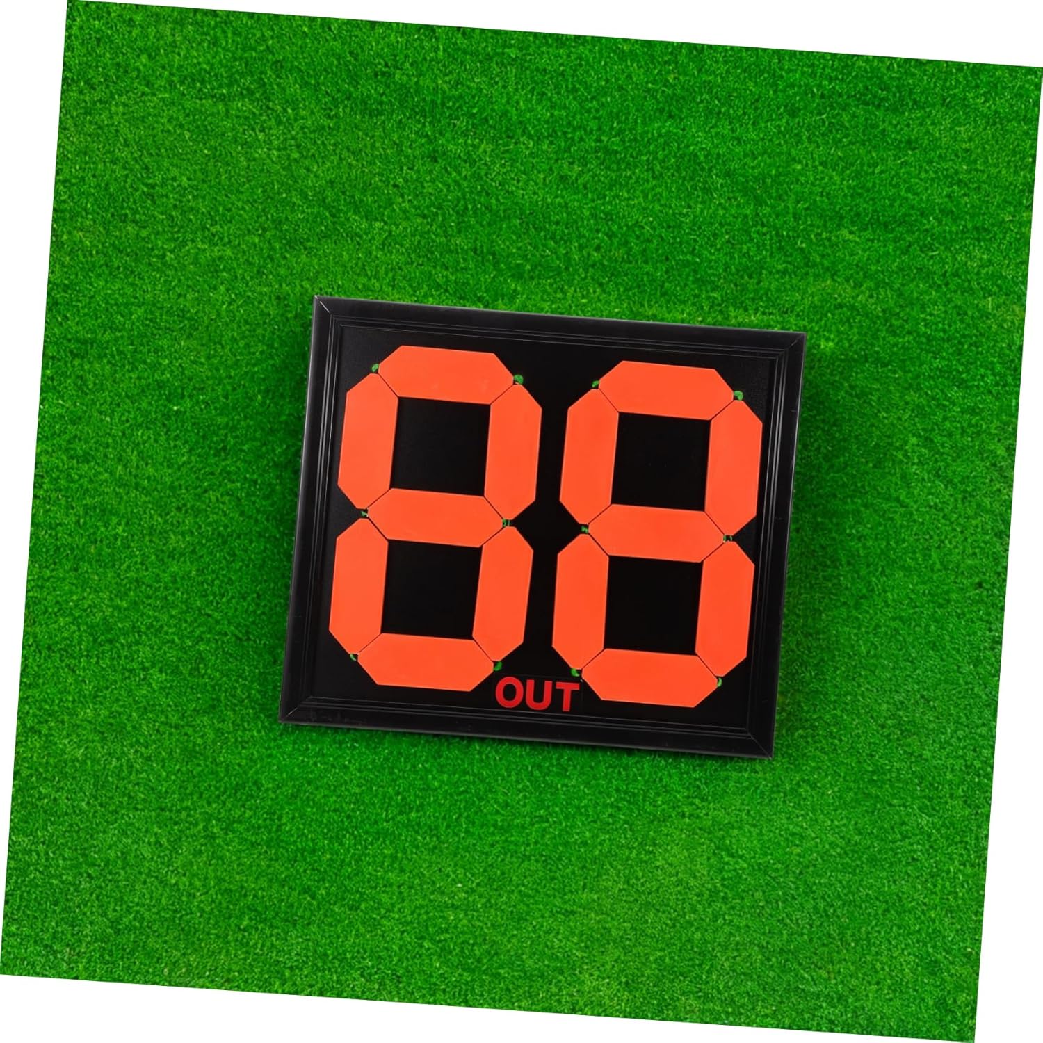 BESPORTBLE Manual Fluorescent Soccer Substitution Board for Referees Material Compact Design for for Football and Team Sports Use Score Indication for