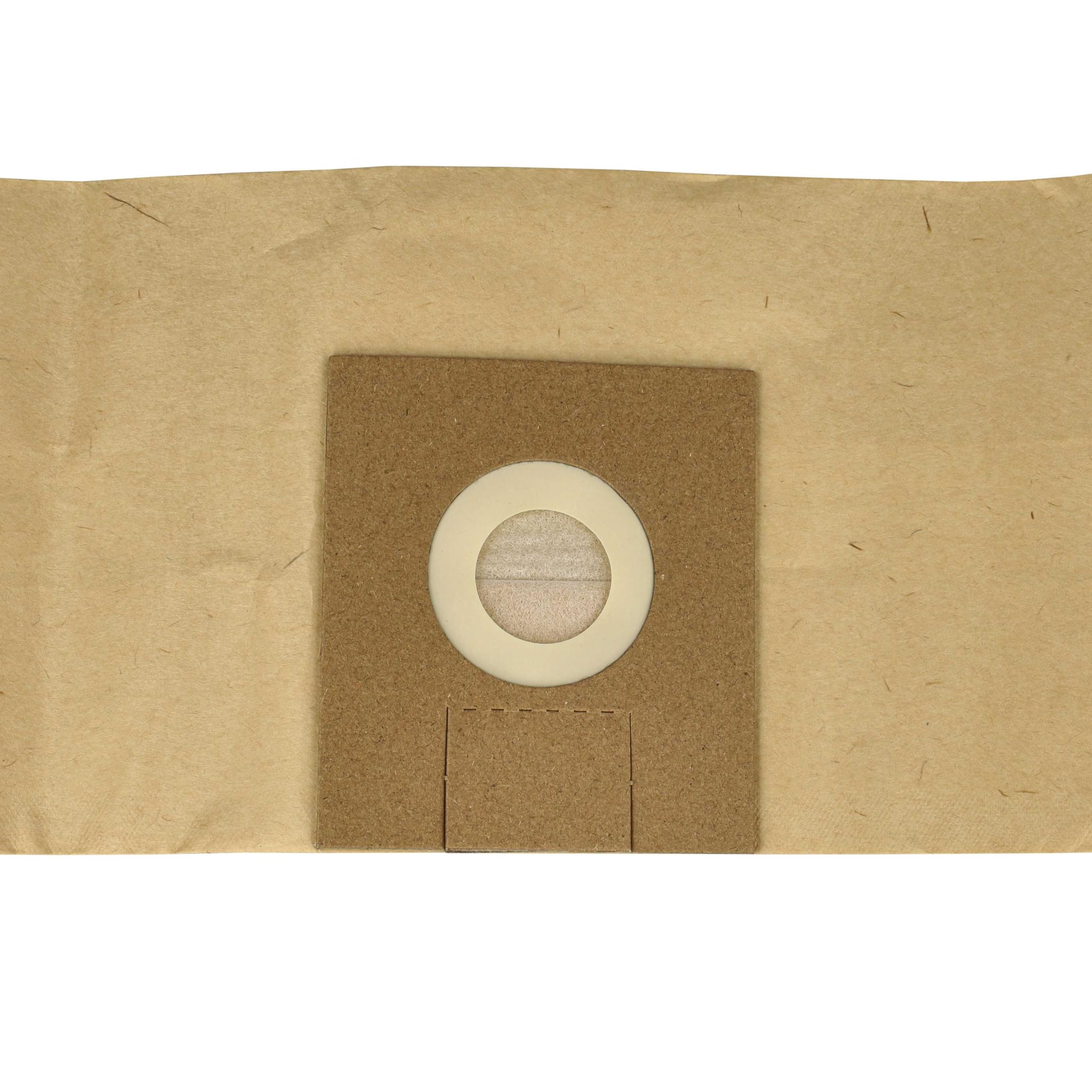 vhbw 50 x worek na kurz zamiennik do Ecolab 10009747 do odkurzacza - 63 cm x 15 cm brązowy
