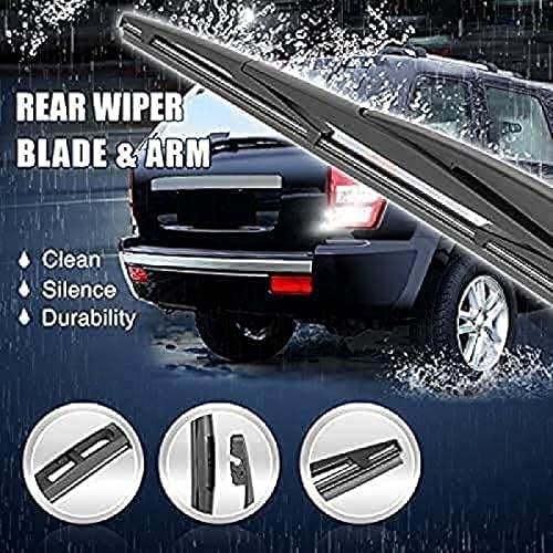 Miniatura 7 de Juego de limpiaparabrisas trasero, apto para Acura RDX 2007-2012 de 12 pulgadas, 12.205 in, repuesto de limpiaparabrisas trasero y brazo