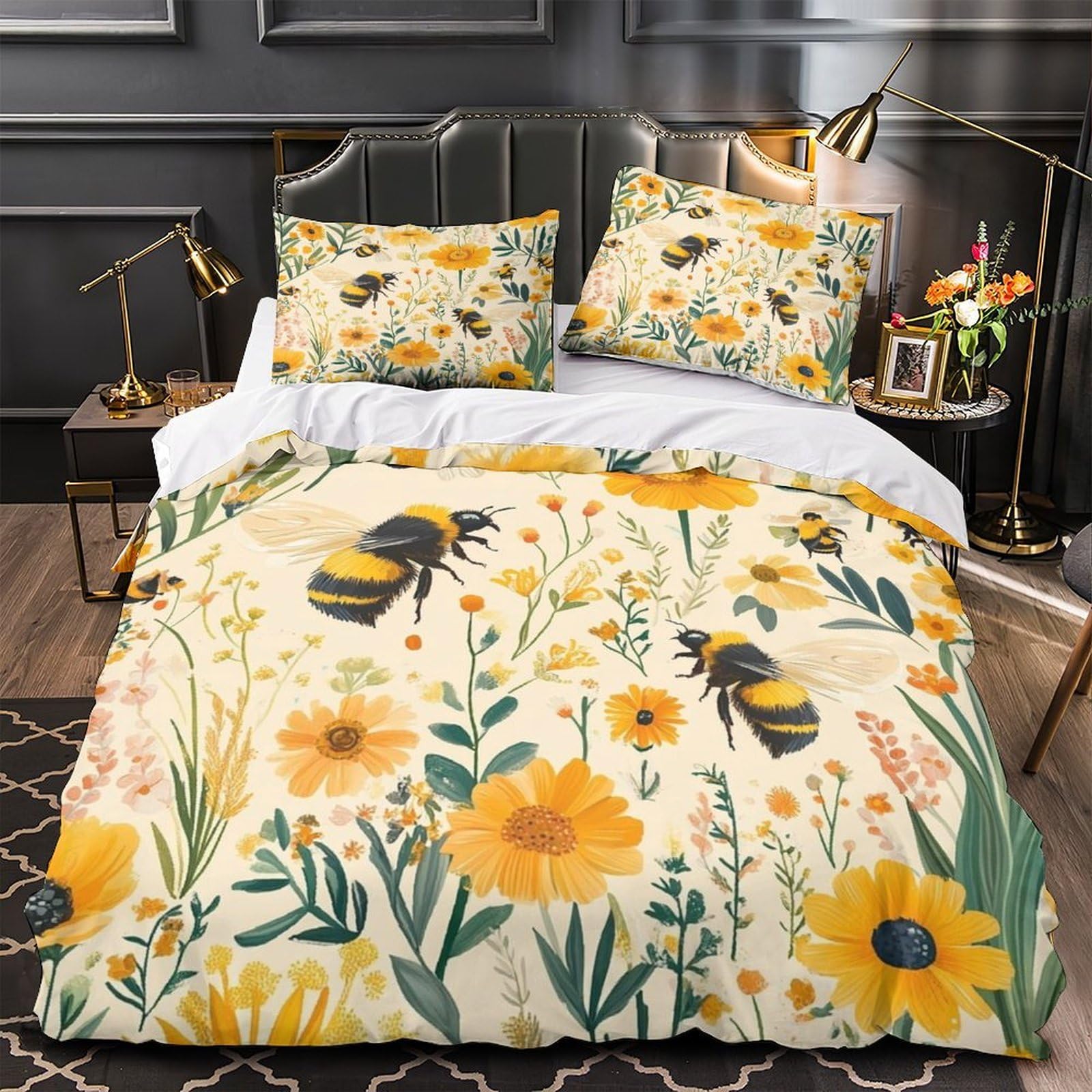 Housse de couette 140x200 anti-plis et facile à laver pour le lit simple d'un garçon dynamique