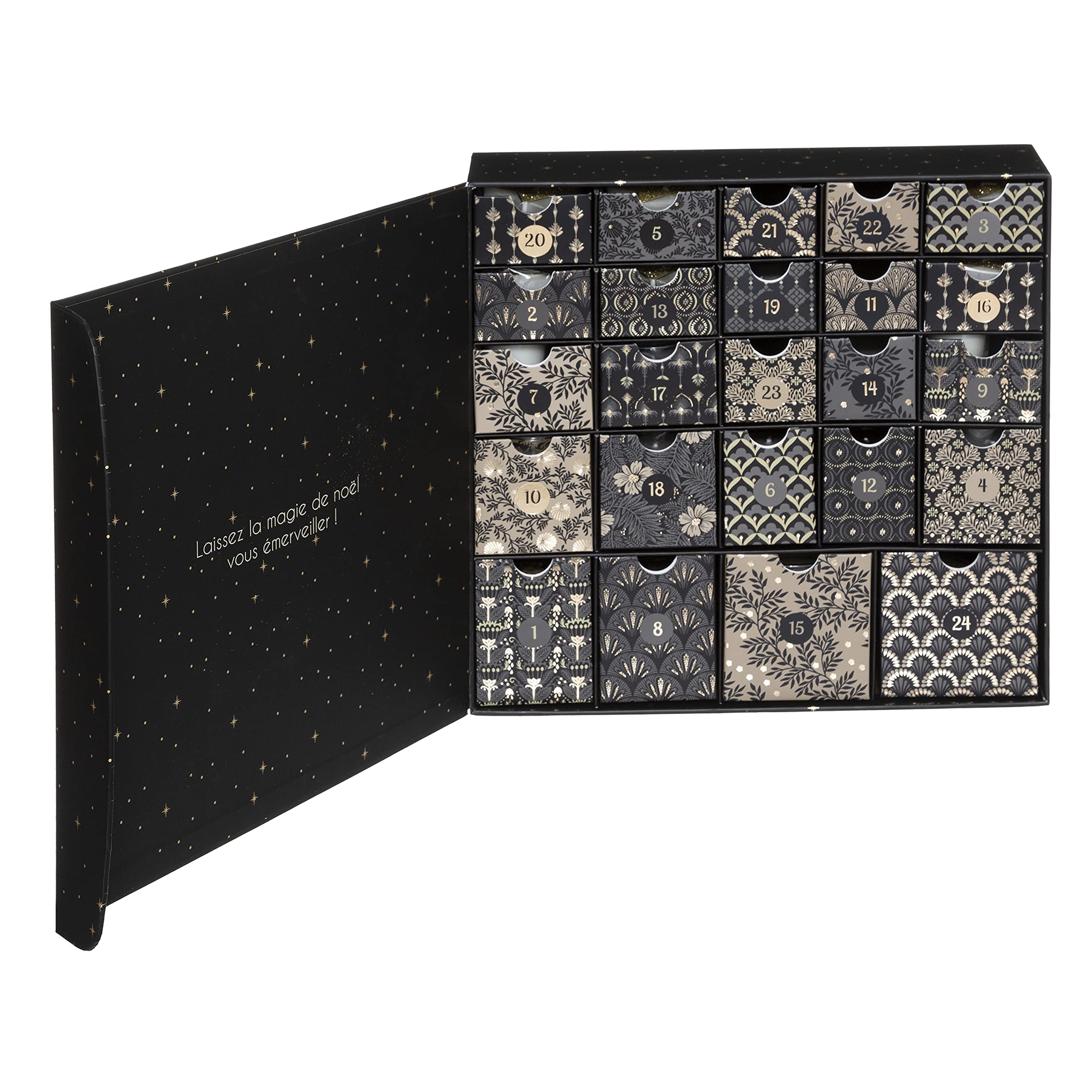 Calendario de Adviento original con 24 velas