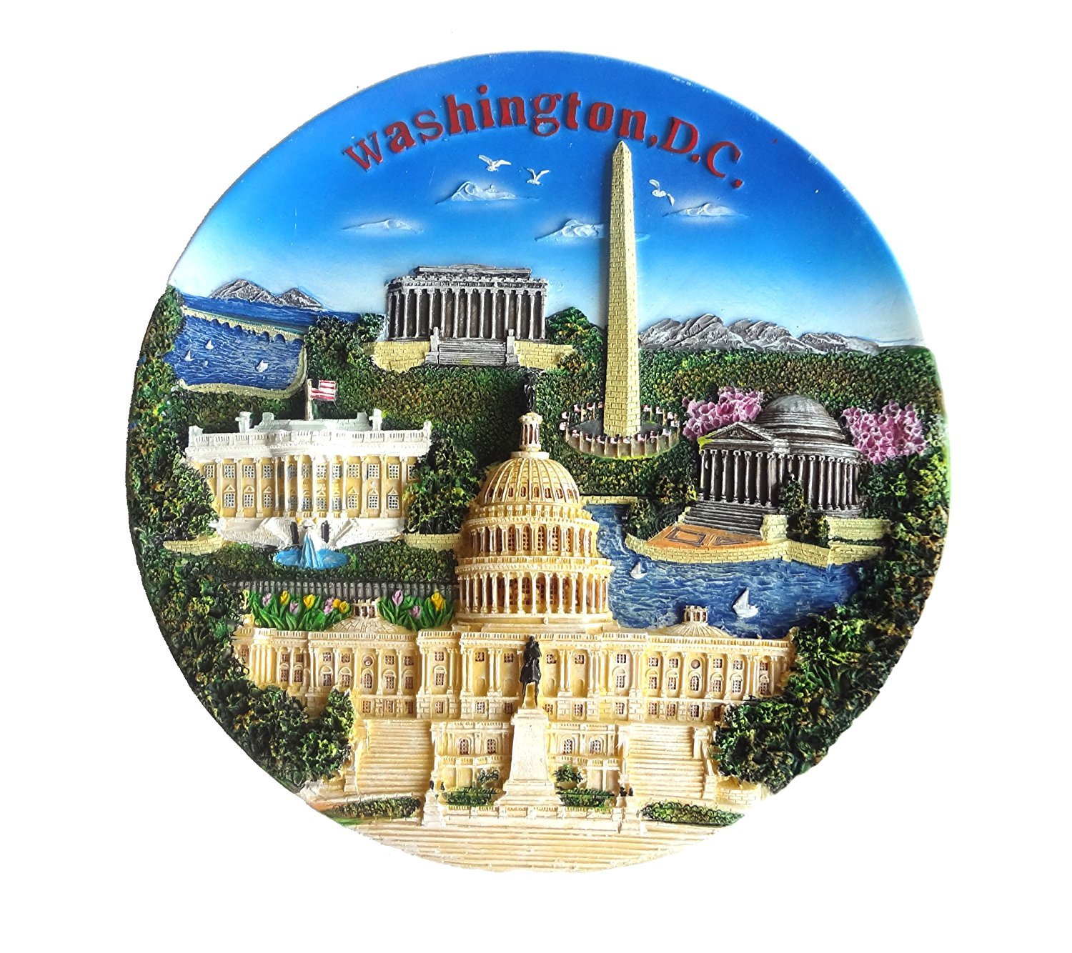 Washington DC Souvenir Decorative Plate Amazon.in