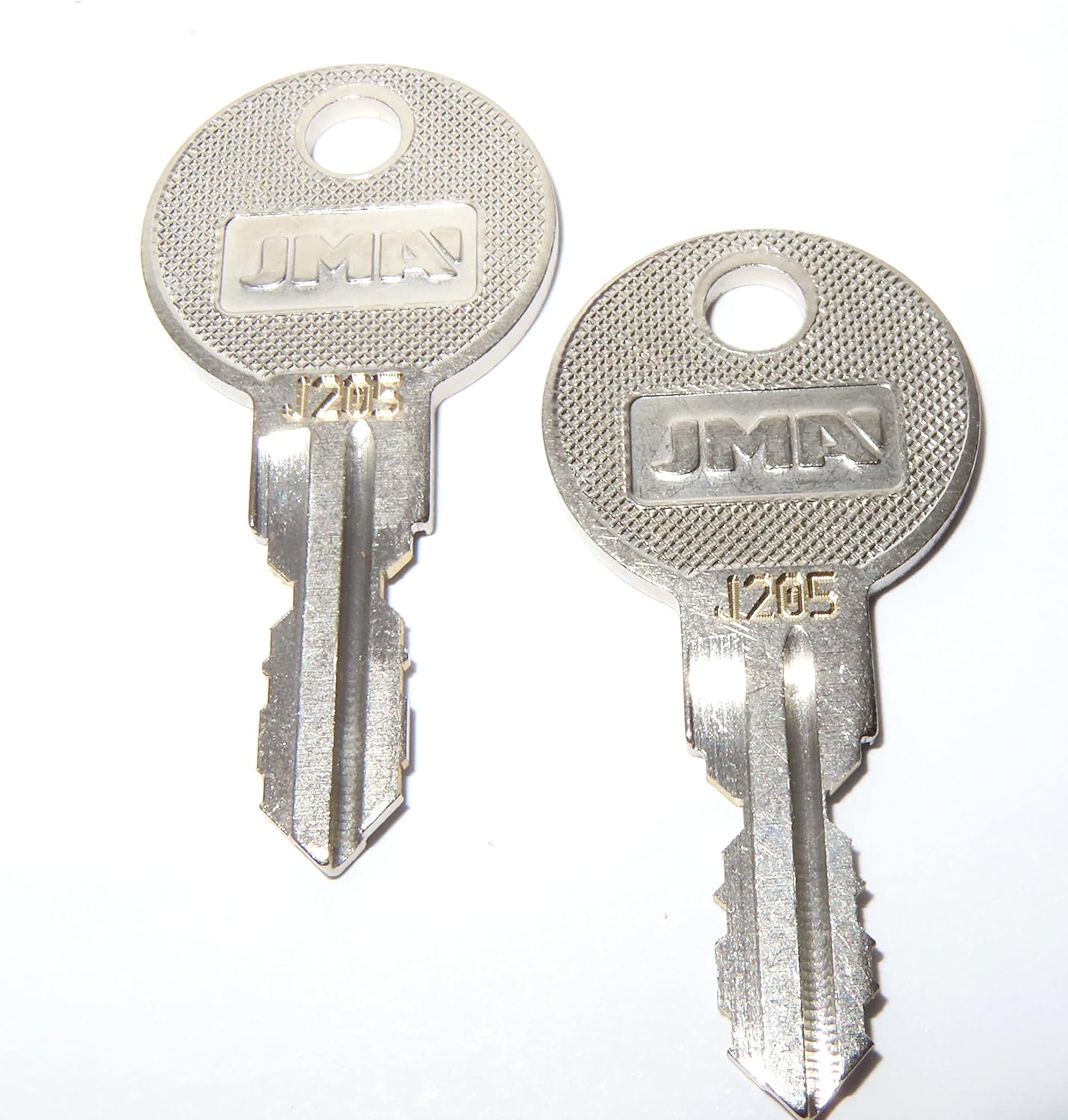 2 Keys For Better Built Tool Box Key Code Series J201 thru J220 NUMBER