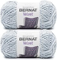 Vista 36 de Bernat Hilo de terciopelo Blackbird – Paquete de 2 unidades de 10.5 onzas – Poliéster – 5 voluminosos – 315 yardas – Tejido/ganchillo