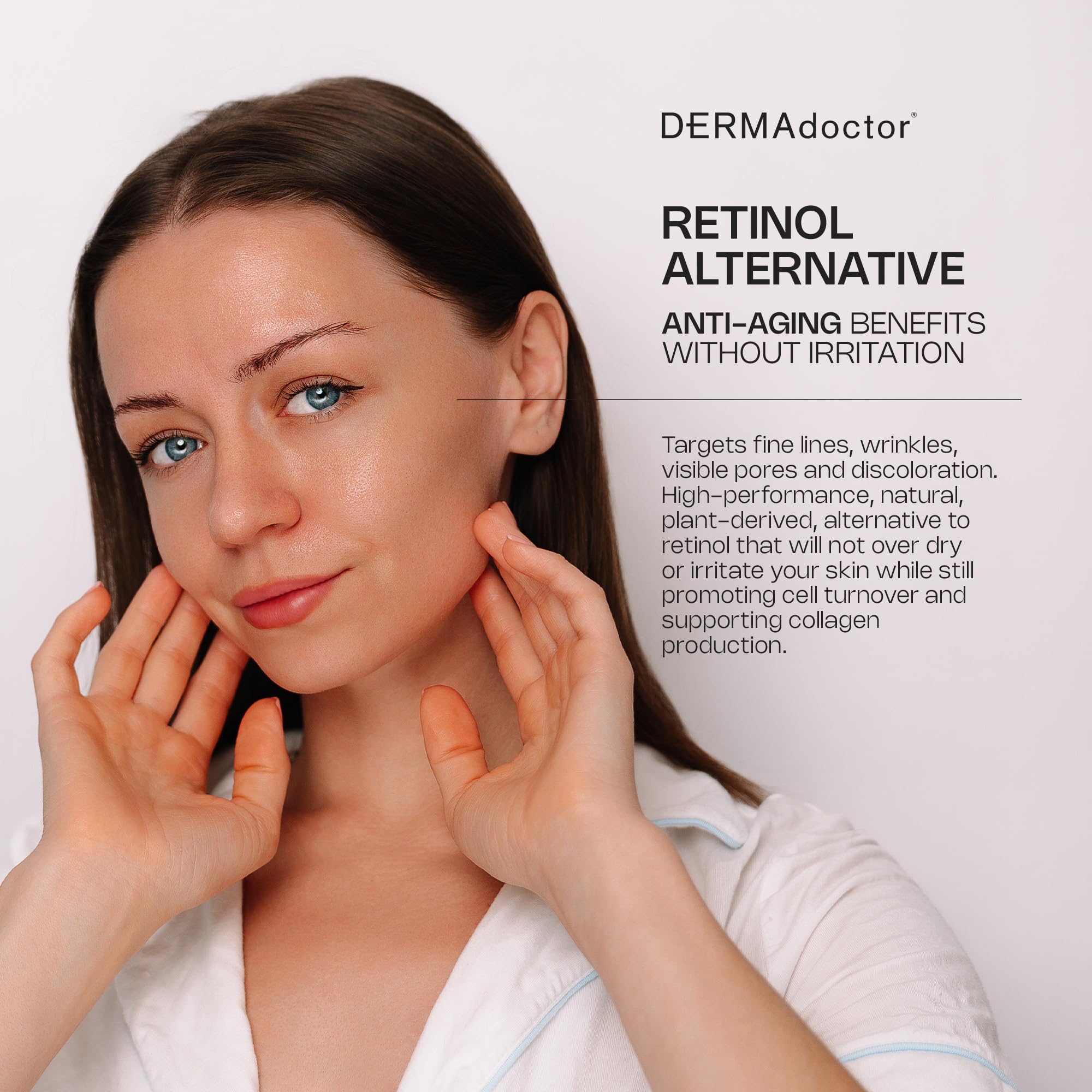DERMAdoctor Cool + Corrected Bakuchiol Siero Alternativa al Retinolo per Pelle Secca, Sensibile, Rosacea o Soggetta a Eczema (30 ml)