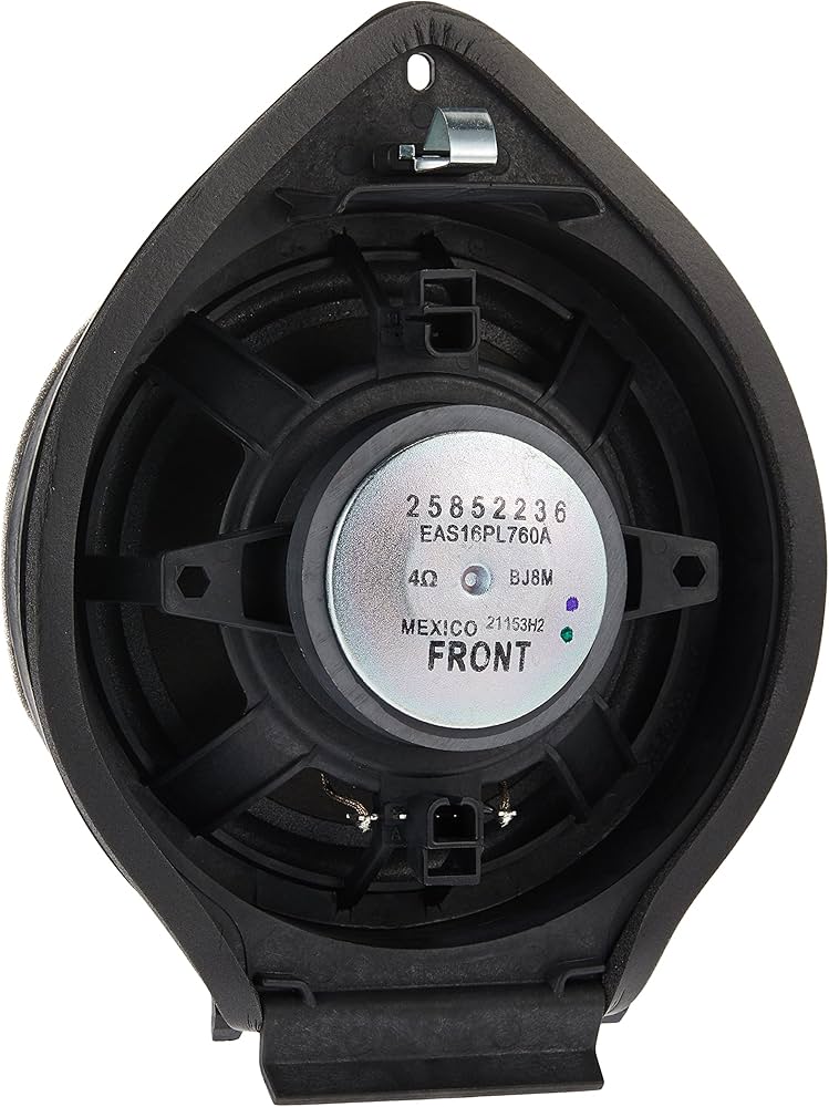 GM Genuine Parts 25852236 Front Door Radio Speaker, Black, Radio