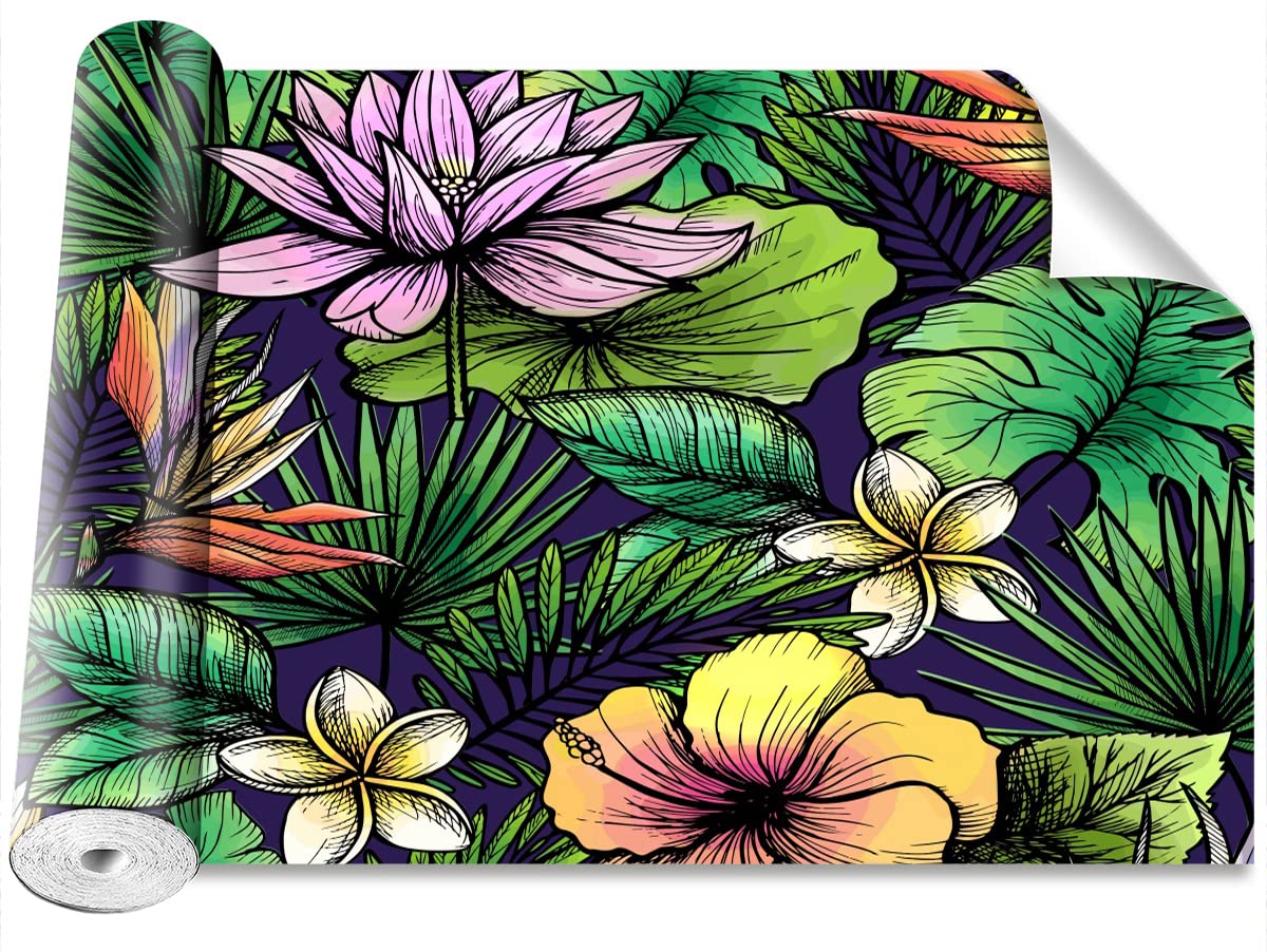 Papier Peint Camouflage Tropical Tulup Protection Murale Robuste 416x254cm