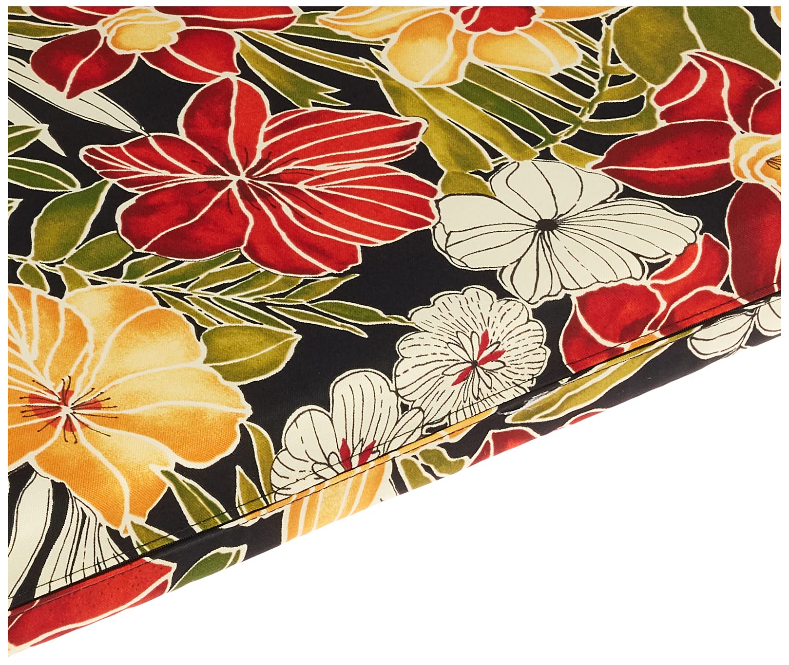 Perfect Pillow Outdoor Bank-Kissen – Witterungsbeständig, Verblasst Nicht, Mit Bändchen-Befestigung (Noir)