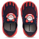 HOOH-Now comfort in Fashion Unisex-Child Walking Shoes With Whistle Sound, Slip-On Knit Breathable Upto 0 To 24 Months (Blue Red, Uk Footwear Size System, Toddler, Age Range, Medium, 18 & 24 Months) gallery image