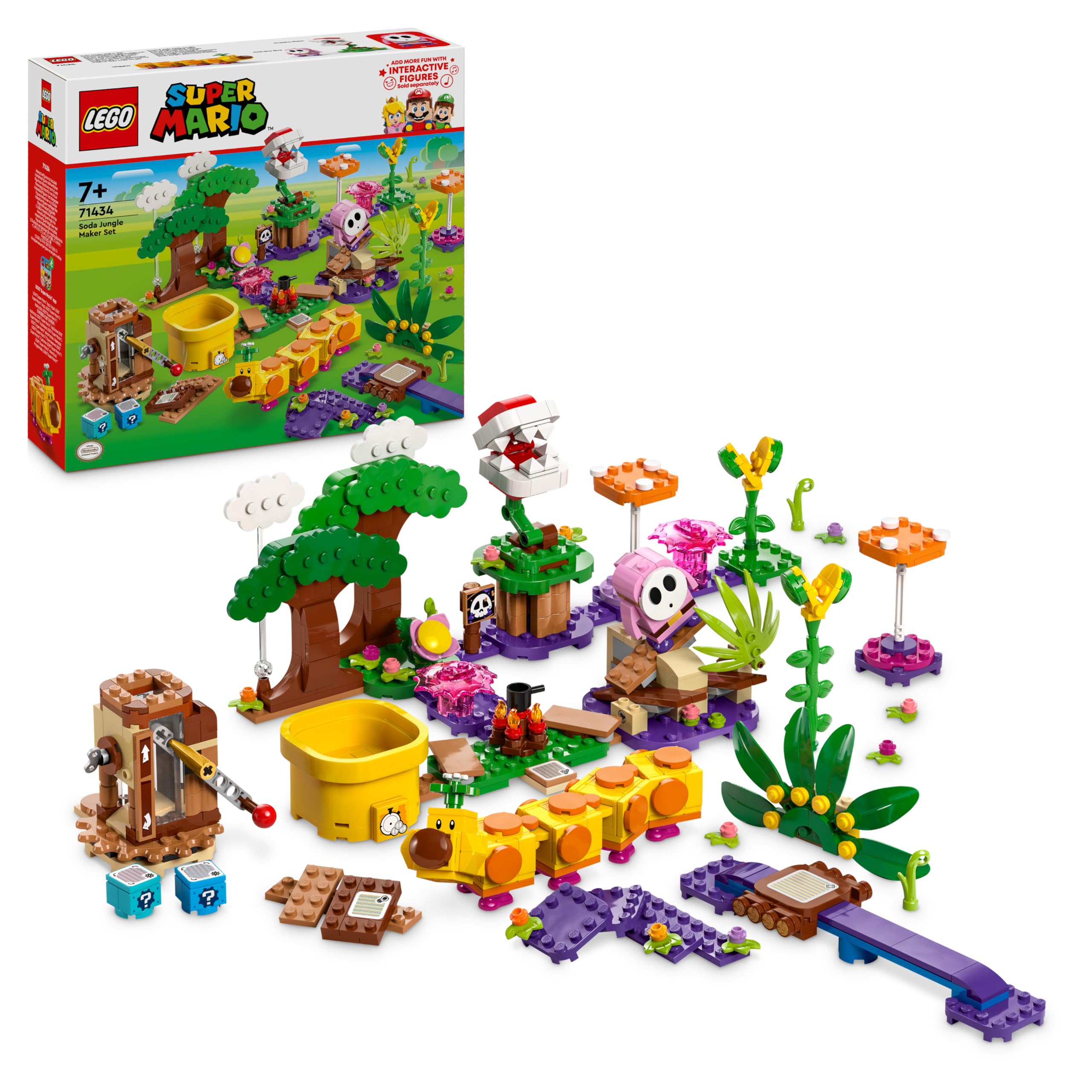 Super Mario Soda Jungle Yapım Seti 71434 : Amazon.com.tr: Oyuncak