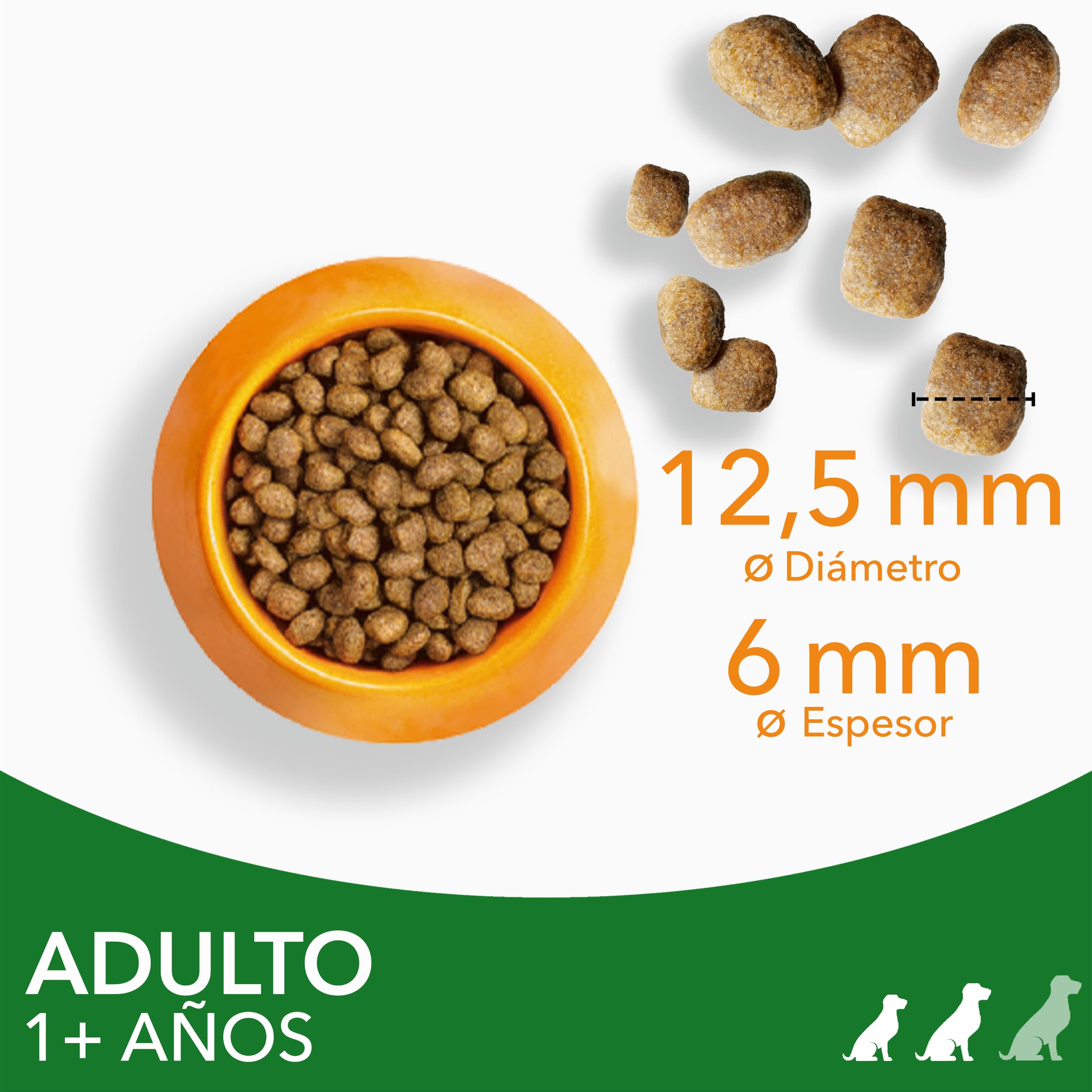 IAMS Alimento Seco para Perros Razas Peq./Med., Cordero, 12kg | Comida Seca para Perros | Para Perros Adultos de más de 1 año | Con Cordero