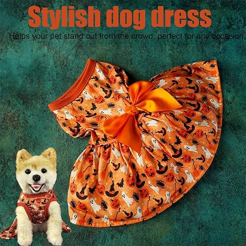 Miniatura 8 de Vestido de tul de Navidad para perro, ropa de perro pequeño para vacaciones, disfraz de Navidad para mascotas, divertido disfraz de Navidad para