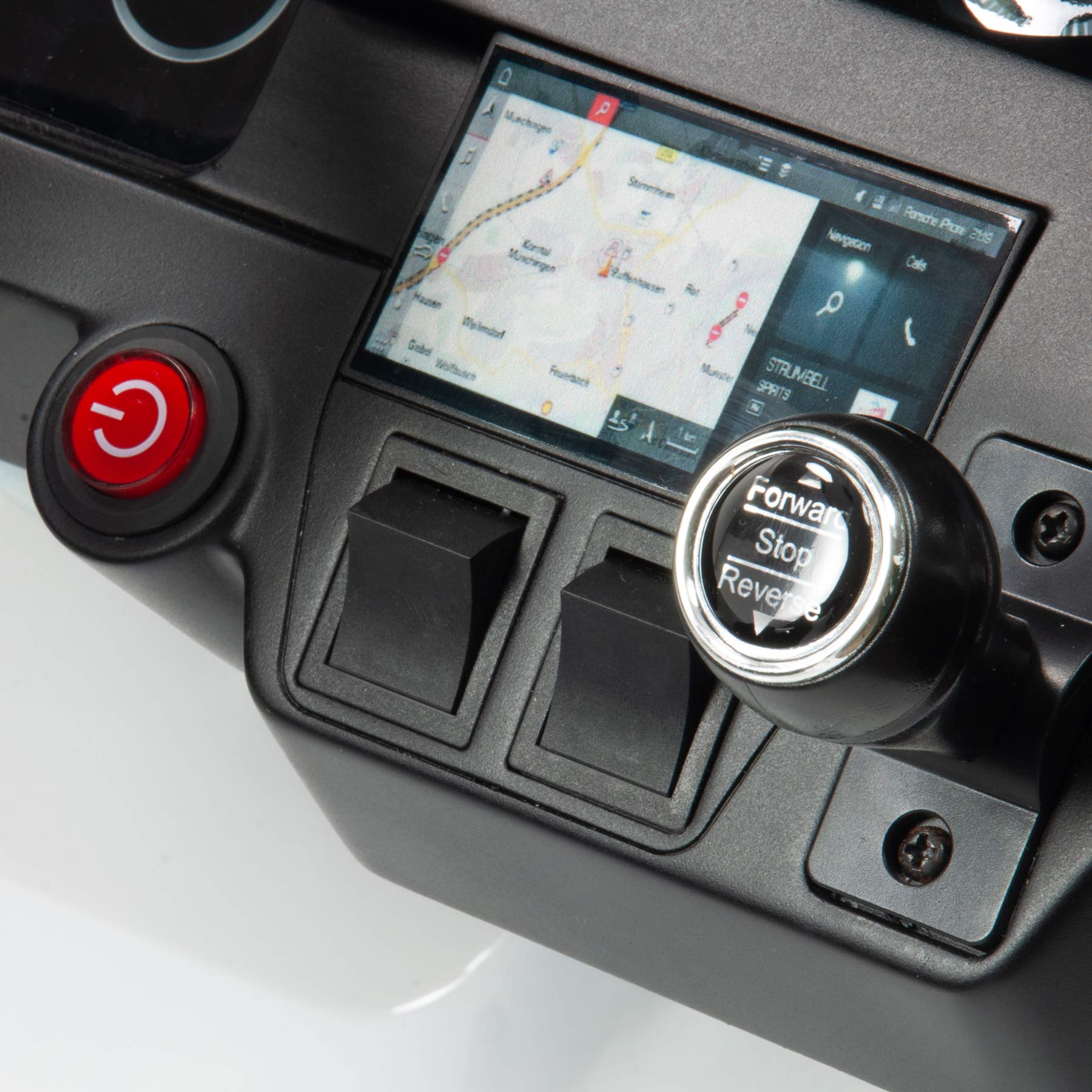 Samochód Elektryczny Dla Dzieci Porsche Cayenne 12V – Auto Na Akumulator z Oficjalną Licencją Porsche, Pilotem Zdalnego Sterowania, Światłami i Dźwiękami – 6 km/h – INJUSA