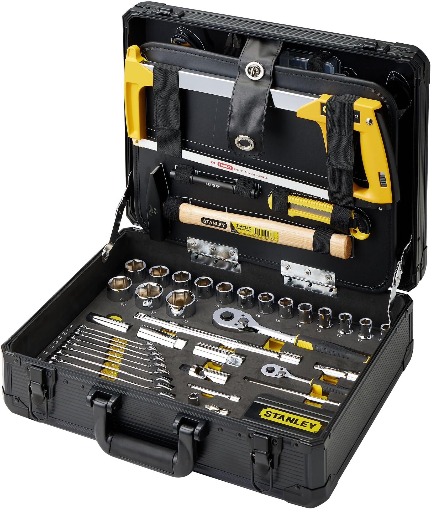 STMT98109-1 Maintenance Case with Metal Hinges and Elastic Pockets, 142 Piece