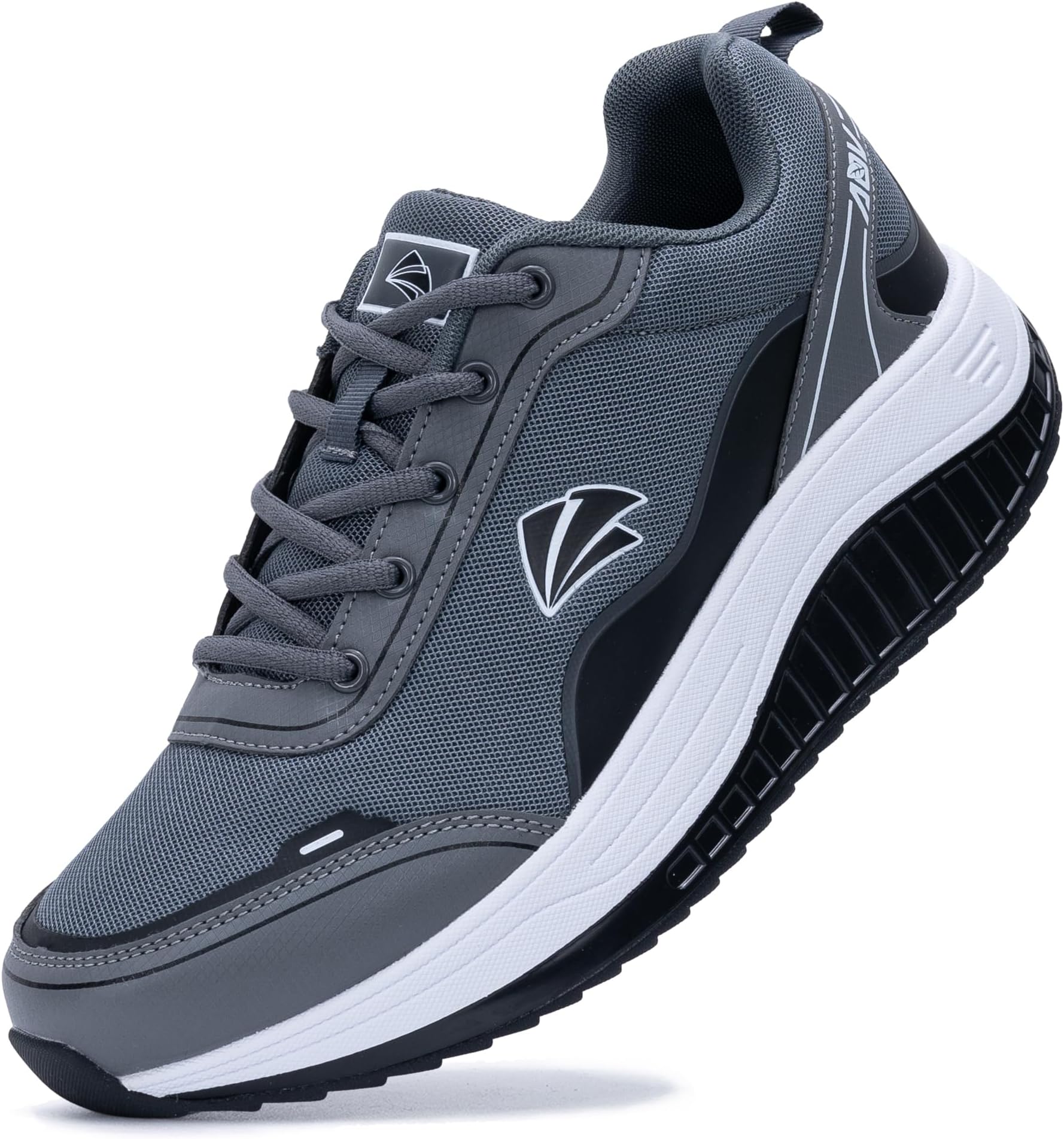 AOV Mens Walking Shoes Arch Support Plantar Fasciitis Shoes Orthotic Wide Tennis Sneakers