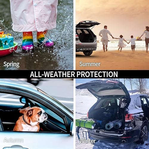 Miniatura 8 de Alfombrillas de suelo y forro de carga para maletero compatibles con BMW X3 2018-2024, alfombrilla para respaldo de asiento trasero, para todo tipo