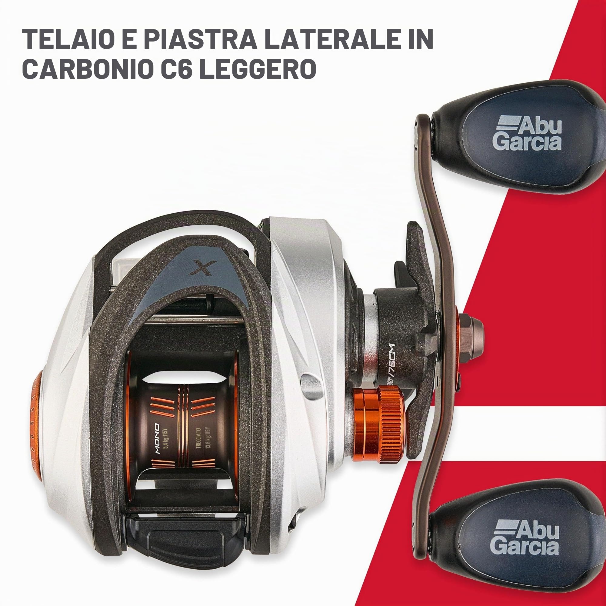 Abu Garcia Revo X - Mulinello da pesca a basso profilo