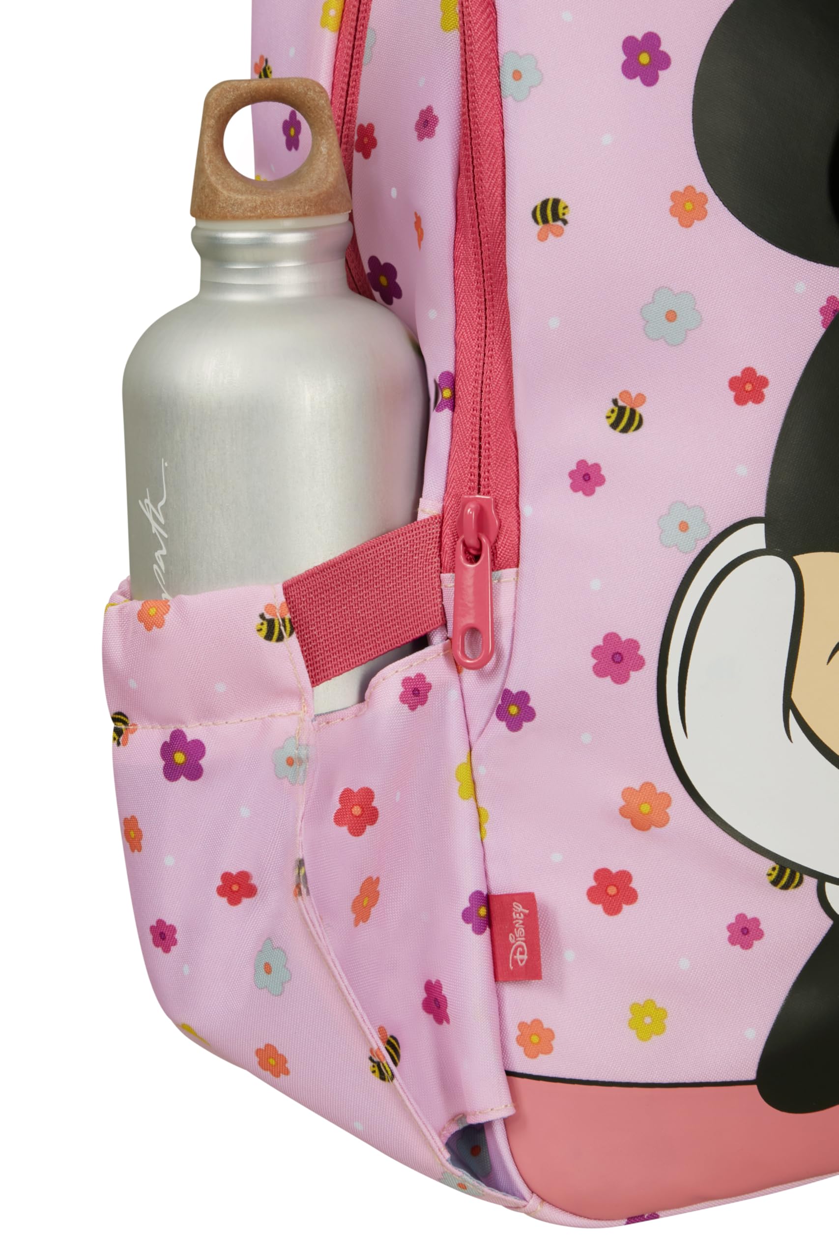 Samsonite Daydream Disney - Mochila Infantil Minnie Mouse, 36 cm, 15 L - Ergonómica con Tirantes Acolchados y Panel Trasero - Detalles Reflectantes - 2 Portabotellas - Minnie Flower Power