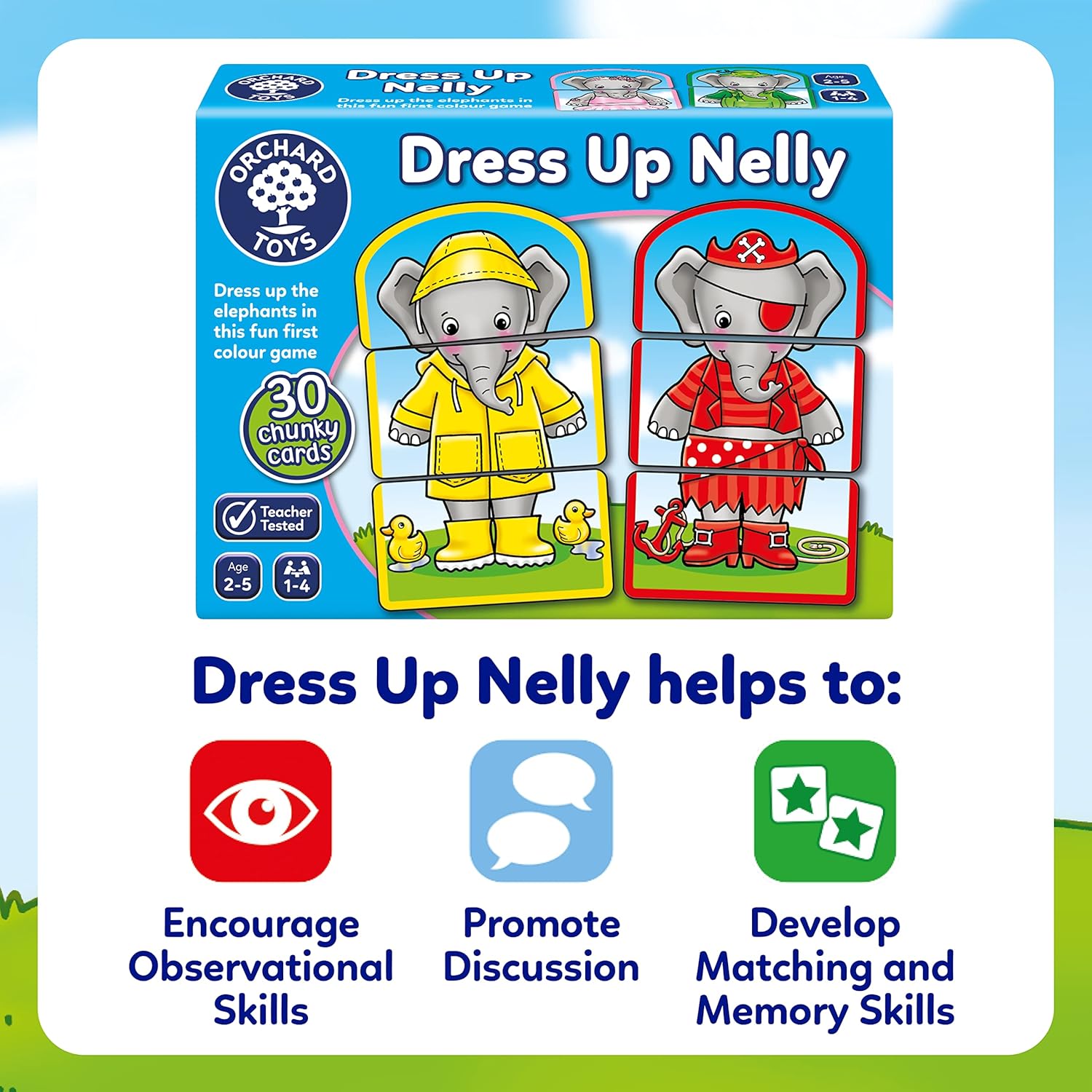 Orchard Toys Dress Up Nelly Educational Kids Games for Sorting, Colour Matching and Memory Game, First Card Game for Learning Colours & Outfits, Baby Flash Cards for Boys & Girls and Toddlers Age 2+ 7 81UpIi6Nc6L. AC SL1500
