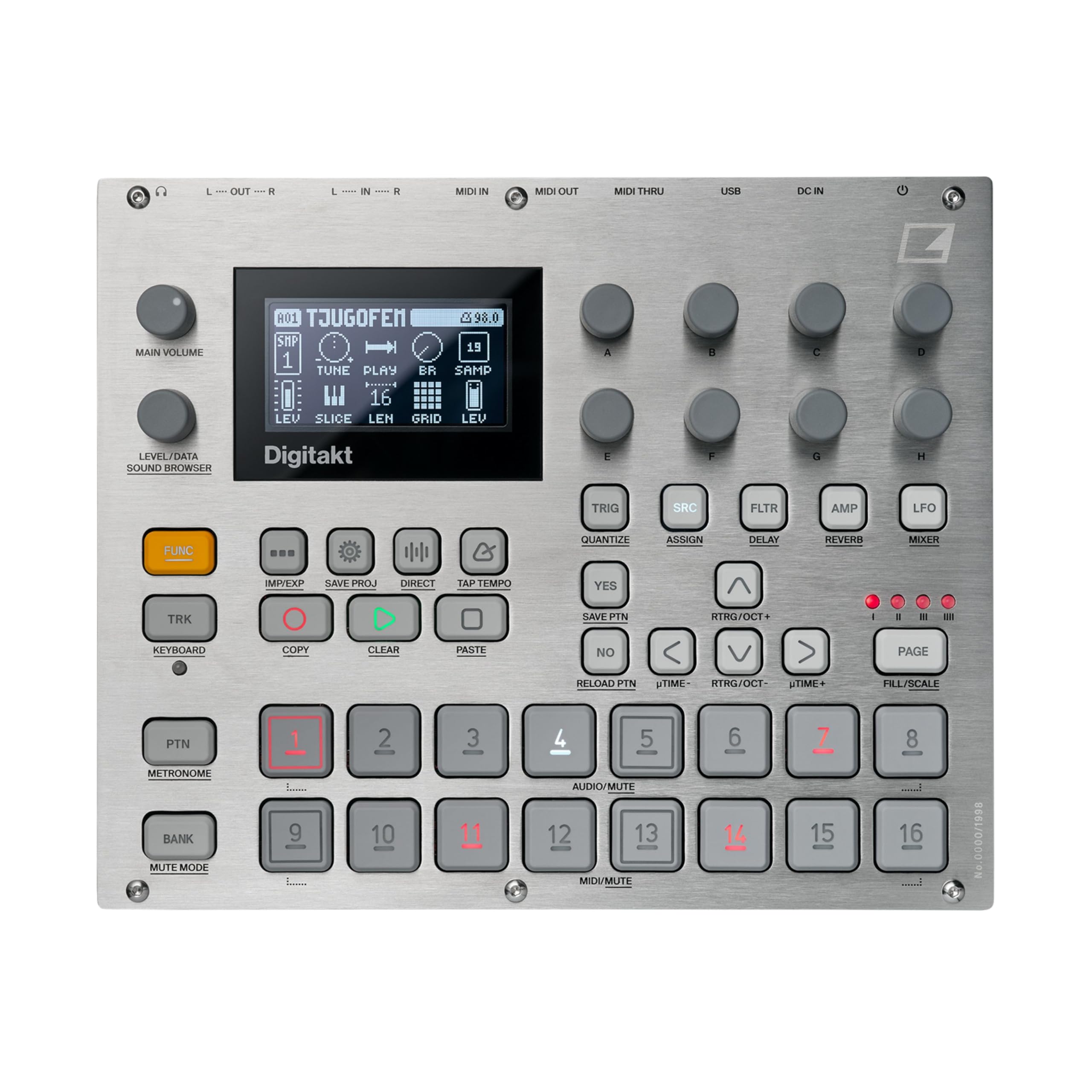 Elektron Digitakt E25 Remix Edition Drum Machine