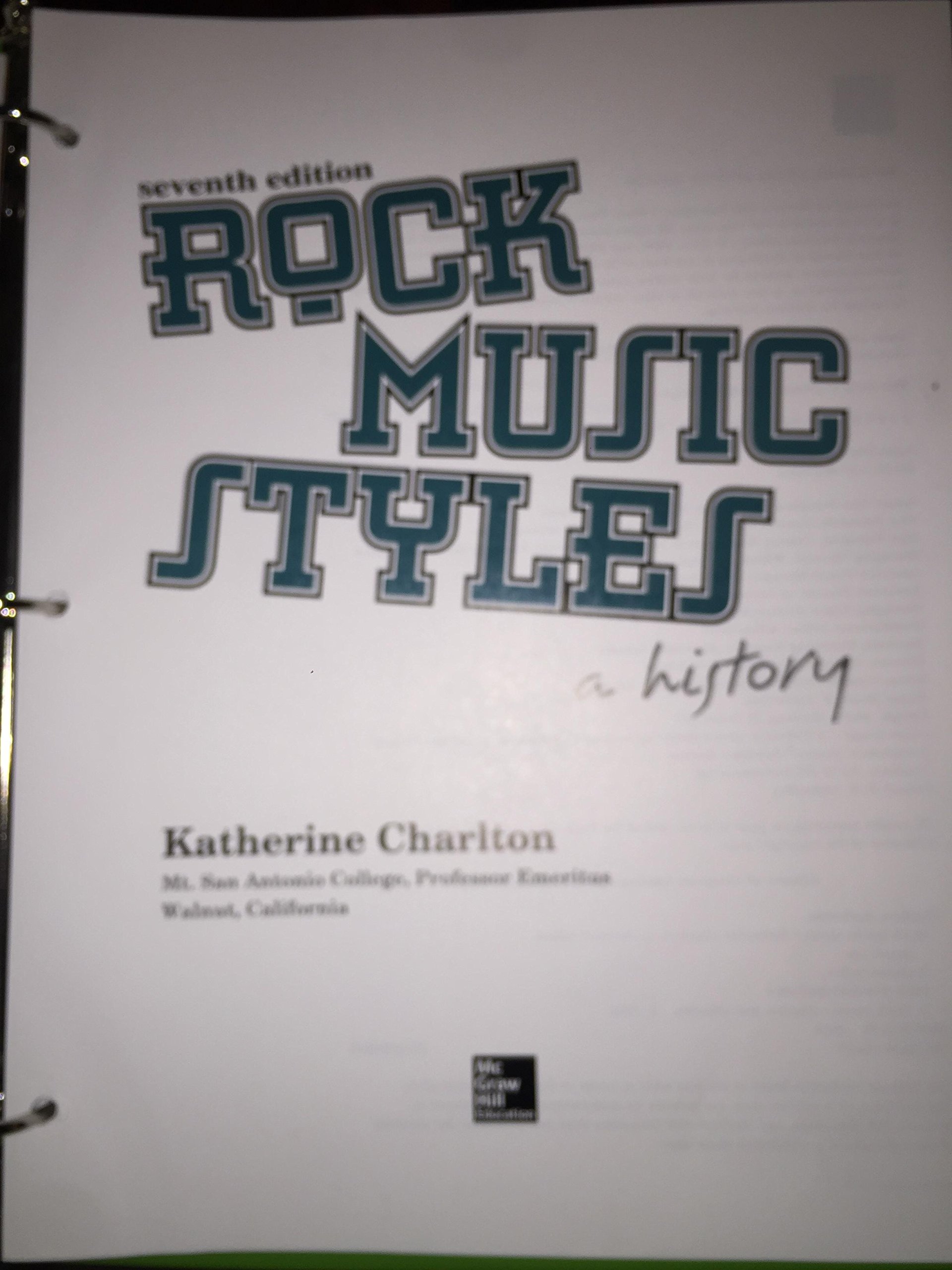 Rock Music Styles