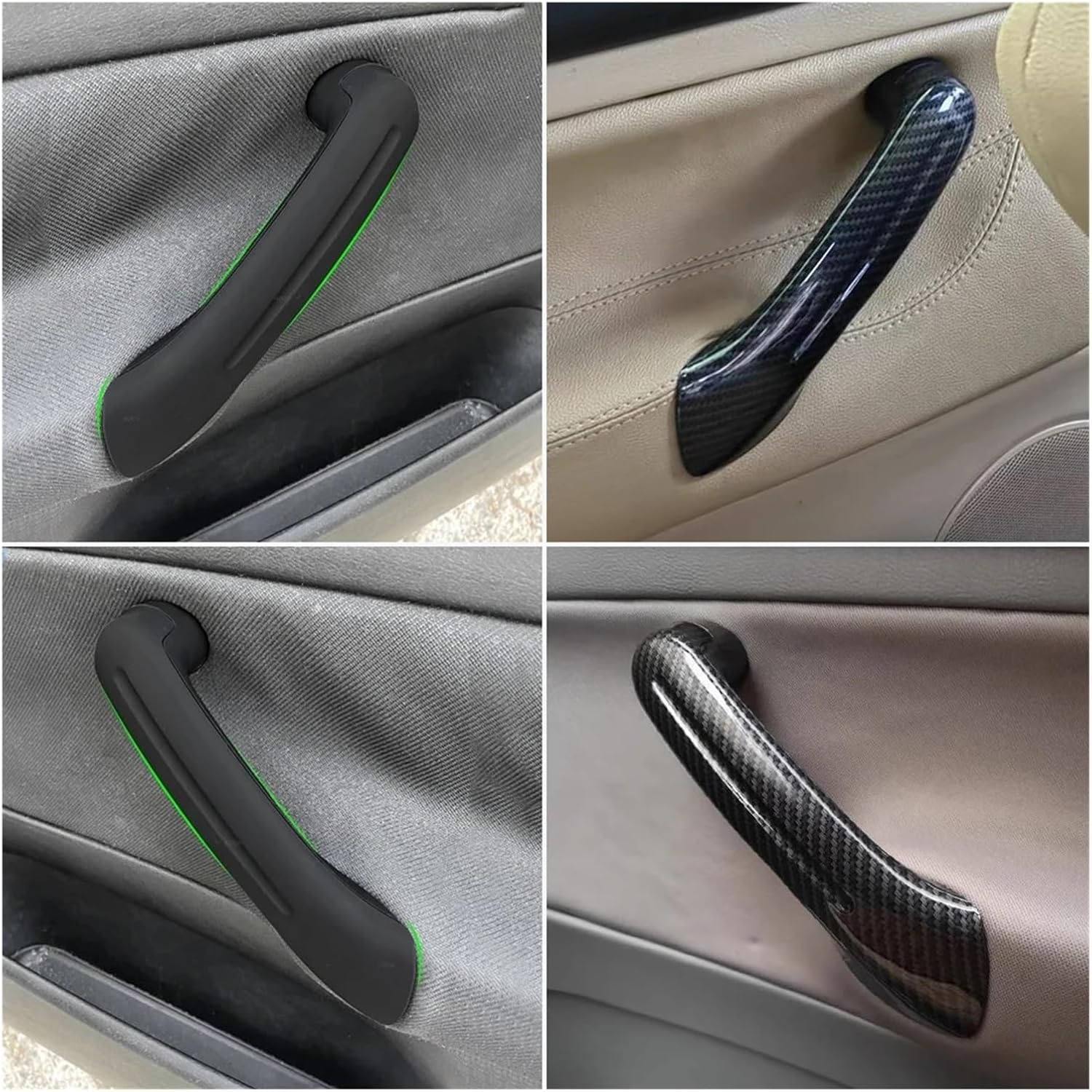 Car Interior Front Rear Left Right Door Pull Grab Handle Compatible Golf 4 MK4 1999 2000 2001 2002 2003 2004 1J0867171A(Beige Right)