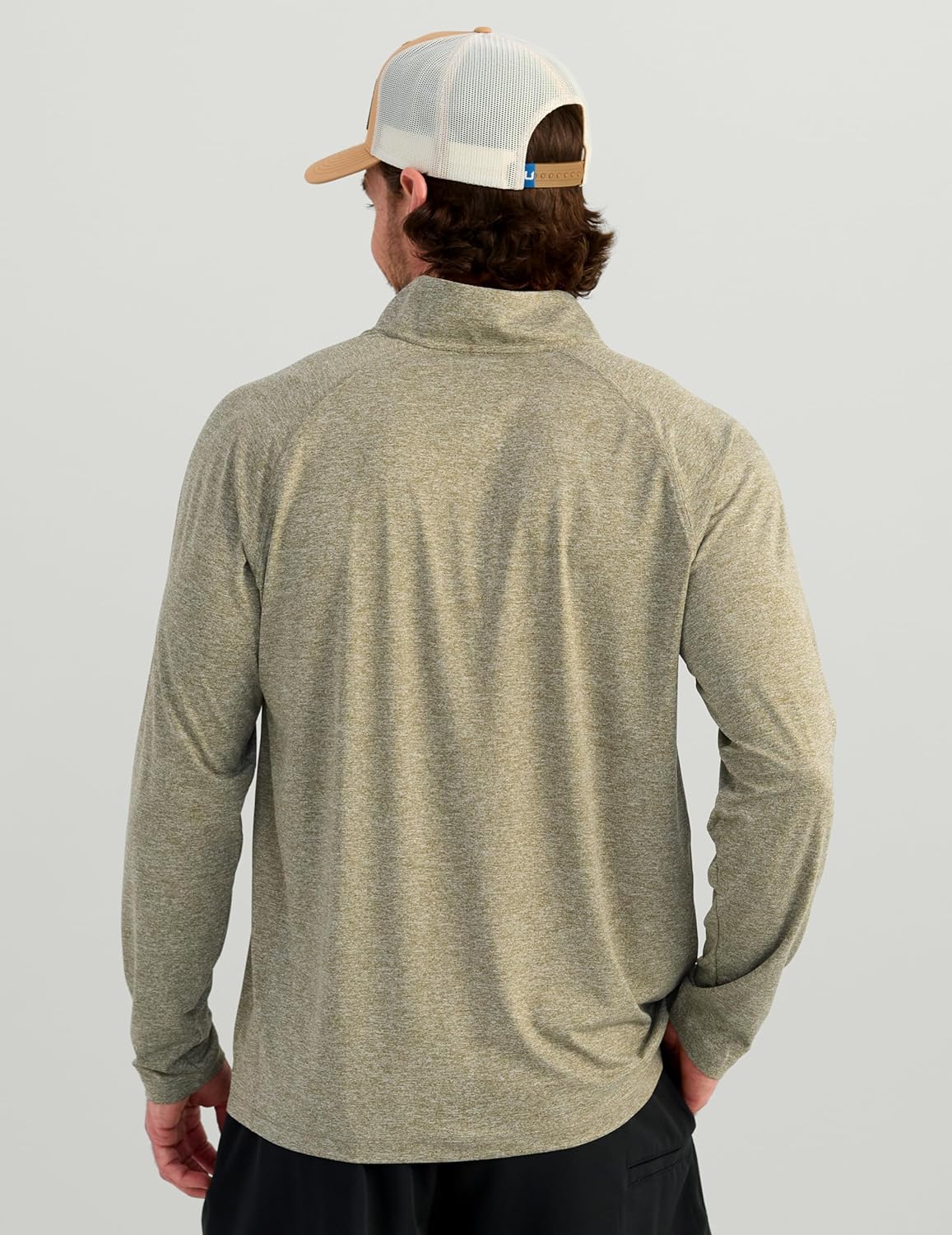 HUK mens Airweight 1/4 Zip, Lightweight Performance Long Sleeve Pullover With Upf Sun Protection - Image 5