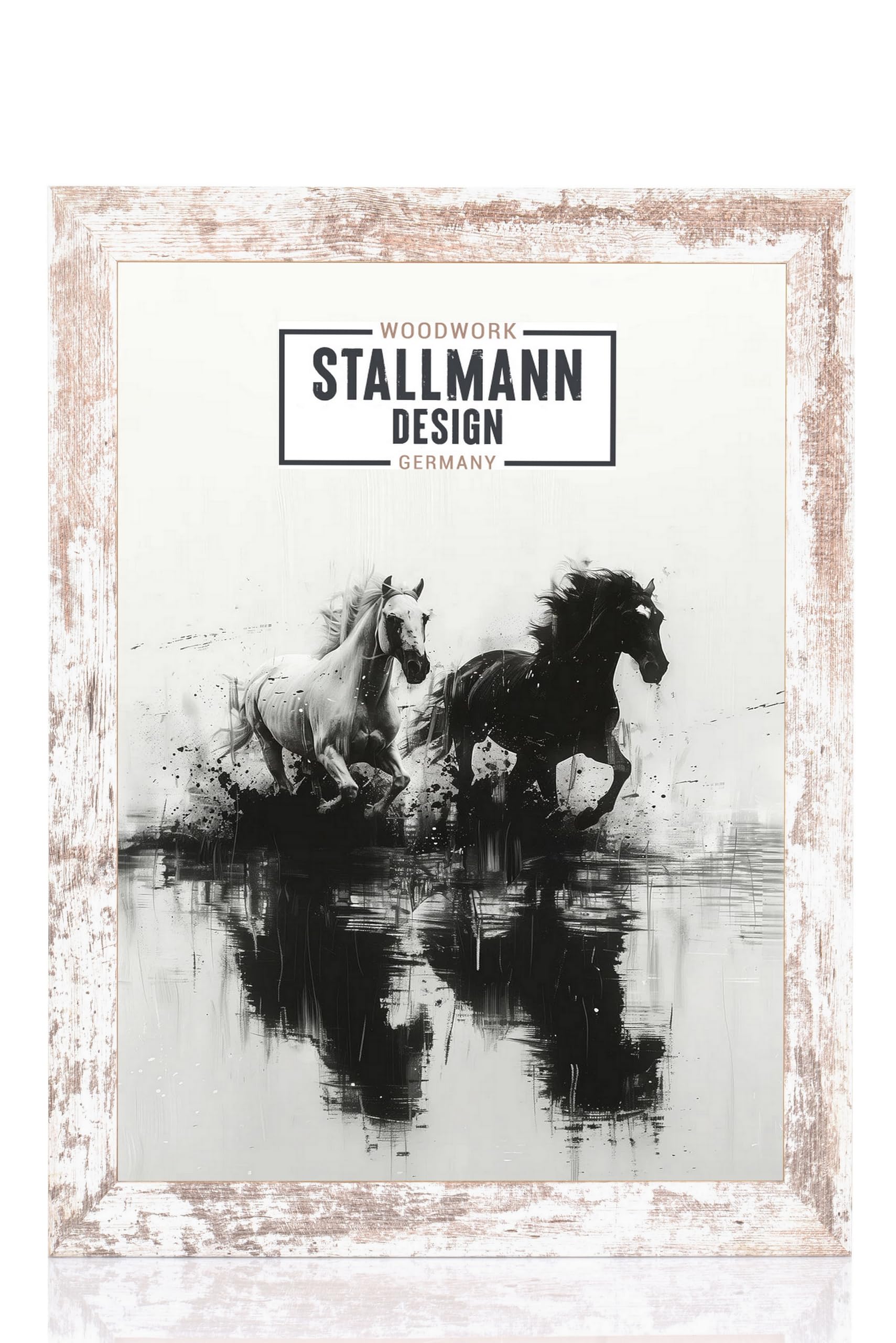 Bilderrahmen 'Reno' | Größe: 70x90cm | Farbe: Vintage | 40 mm starke Rahmen-Breite