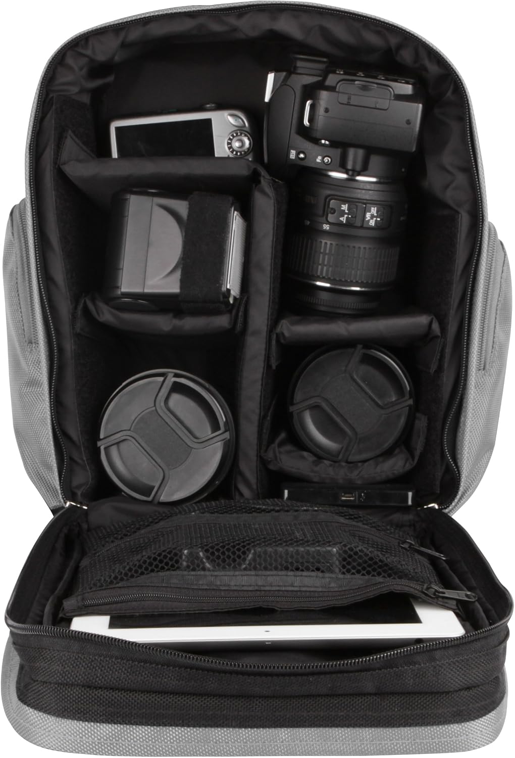 Bеѕt Rеvіеw Carrying Case Grey Camera Bag Backpack for Nikon CoolPix B500, B600, P900, P950, P1000 Bеѕt Quаlіtу 🔥 Carrying Case Grey Camera Bag Backpack for Nikon CoolPix B500, B600, P900, P950, P1000