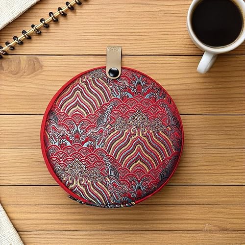 Miniatura 4 de Puerh Tea Cake Fermentado Pu Er Caja de té Caja de regalo de embalaje de té Caja de regalos Caja de té chino Soporte de té para amantes del té,