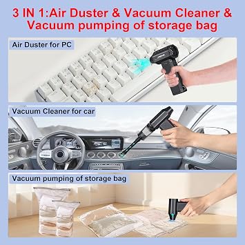 JVSCAM-F30MAX 3 in 1Electric Air Duster+JVSCAM-X3 130000RPM Electric Air Duster