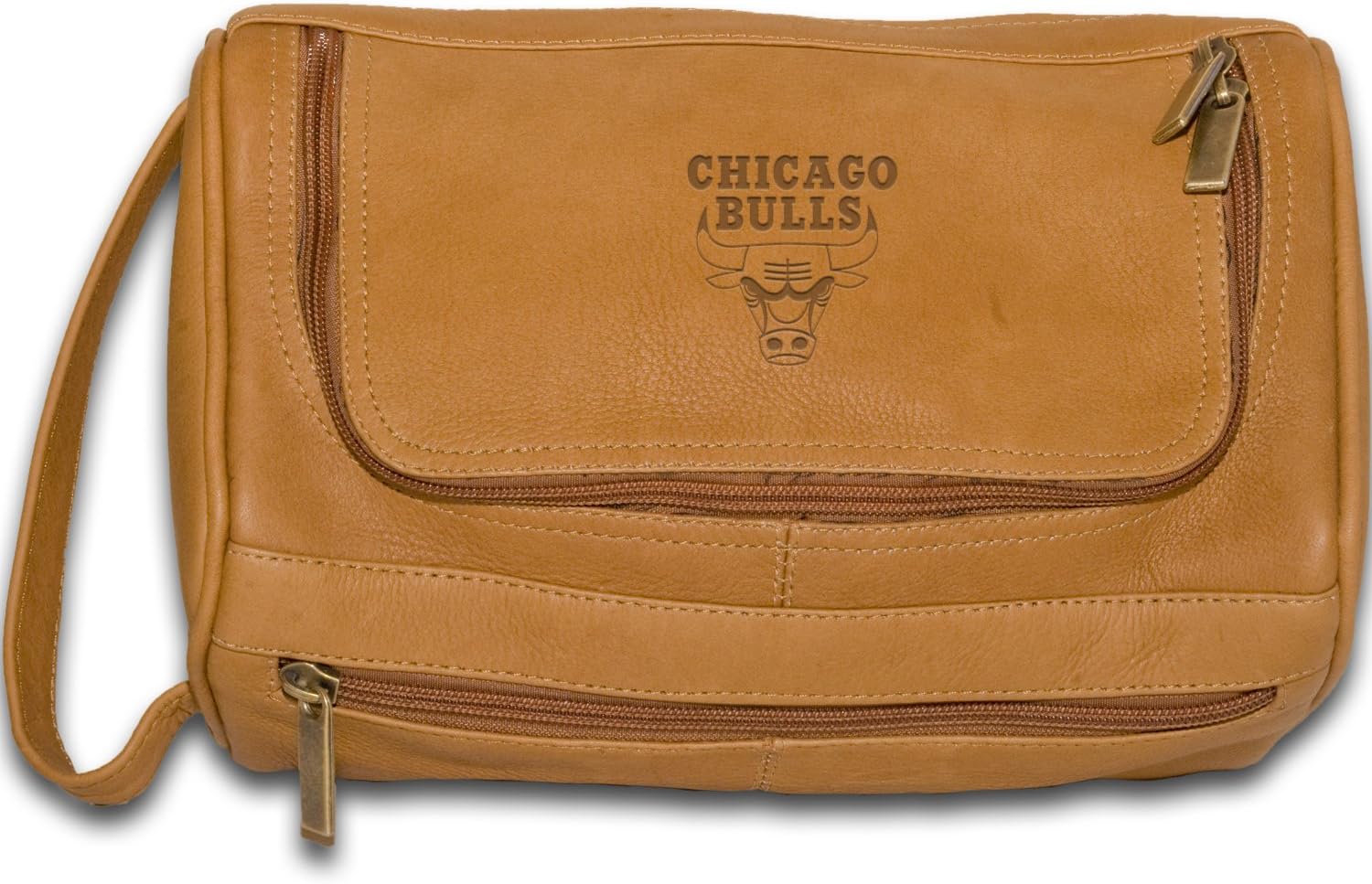 NBA Unisex-Adult Leather Shave Kit Bag