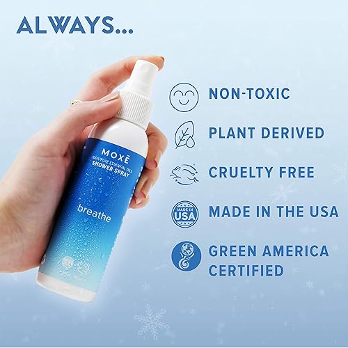 Miniatura 3 de MOXE Breathe - Inhalador de sal del Himalaya y espray de ducha de aromaterapia, alivio de la congestión, aumenta la concentración y mejora la