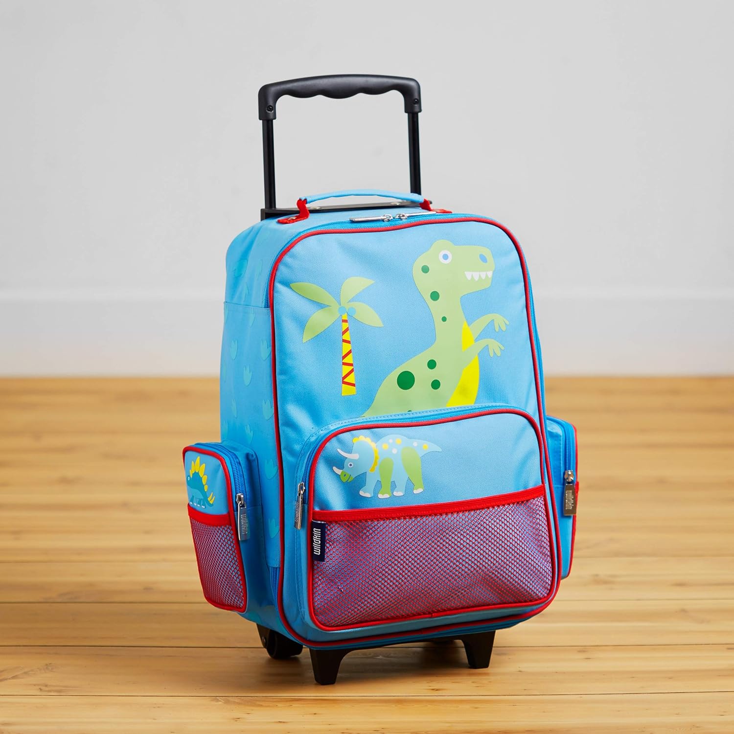 Wildkin Rolling Suitcase with 2 Matching Bag Tags (Dinosaur Land) : Clothing, Shoes & Jewelry