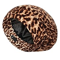 Vista 15 de LULUSILK Gorro de Dormir con Forro de Seda de Morera, Se Acabó el Cabello Encrespado y Enredado, Envoltorio de Cabello de Seda que se Mantiene