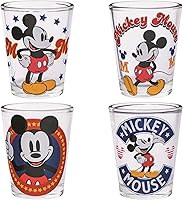 Vista 17 de Silver Buffalo Disney Una película Goofy - Juego de 4 mini vasos con personajes de Goofy, Max Goof, Roxanne y Bobby Zimuruski, 1.5 onzas