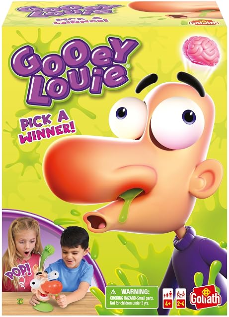 Goliath Gooey Louie Game - Juego de sacar a los Gooeys de la nariz de Louie