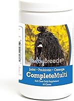 Vista 323 de Healthy Breeds Schnauzer miniatura todo en uno multivitamínico suave masticable 90