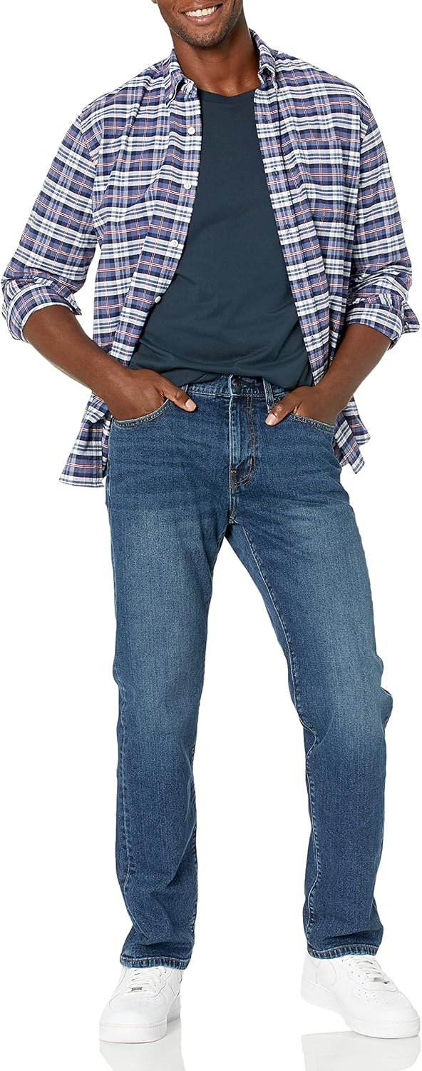 Amazon Essentials Men's Straight-Fit Jean 28W x 28L Vintage Wash
