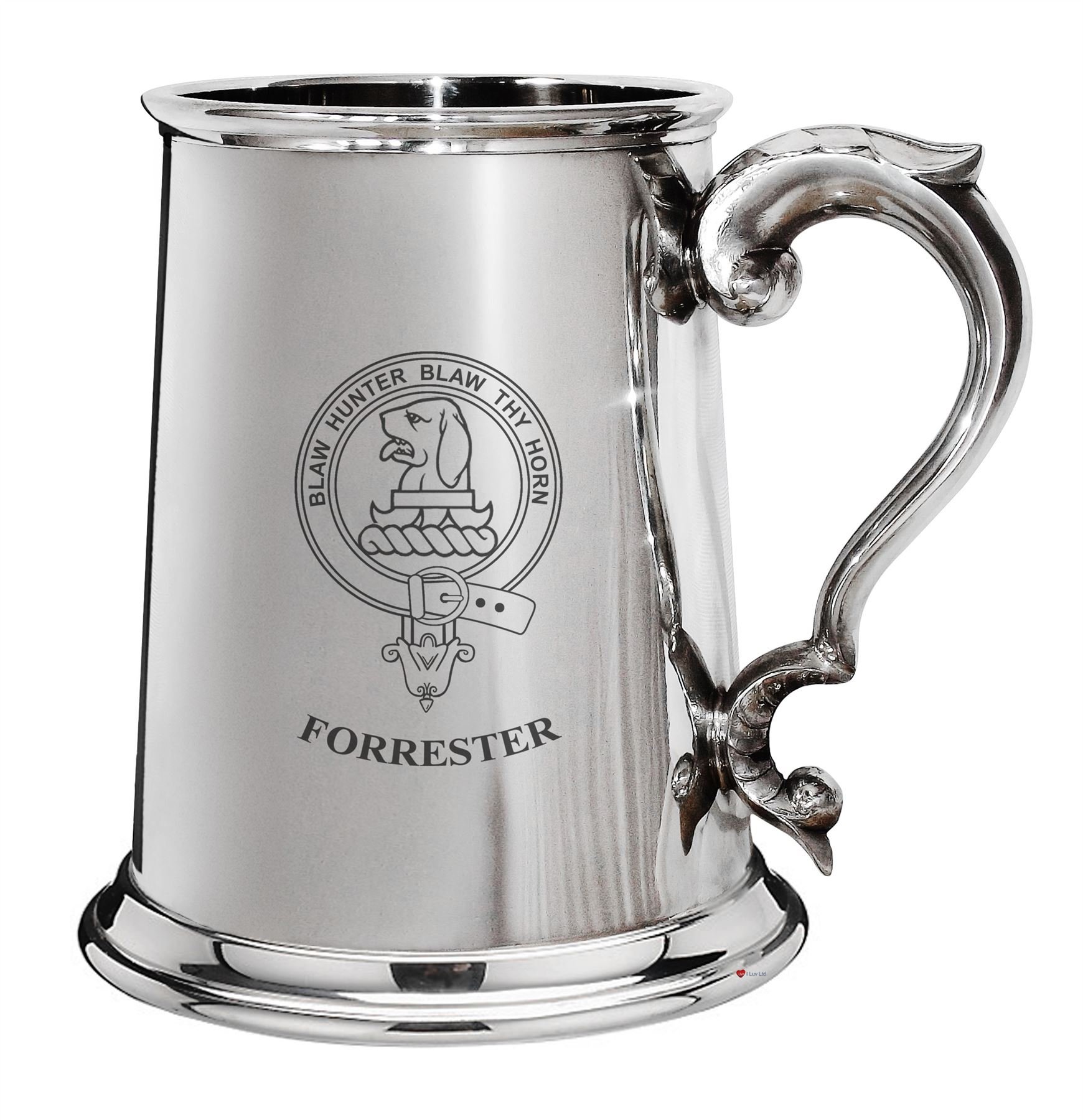 Chope en Étain Forrester : finis les verres cassés avec ce blason unique