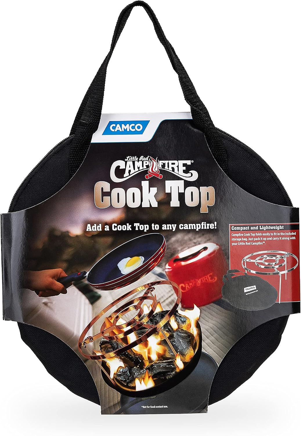 Camco 58033 Little Red Campfire Cook Top