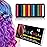 Hair Chalk Stick Set, Halloween Christmas Birthday Cosplay and DIY, Non-toxic Temporary Washable Hair Color Chalk Girls Boys Teen Kids Gift, 12 Colors