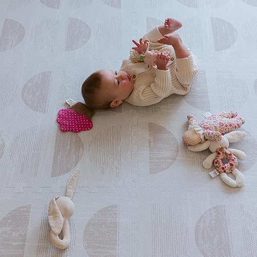 Miniatura 6 de Tapete de juego para bebé para el suelo, Aura Oat (4 x 6 pies), tapete de juego de espuma EVA prémium para bebés y niños pequeños (de 0 a 5 años)